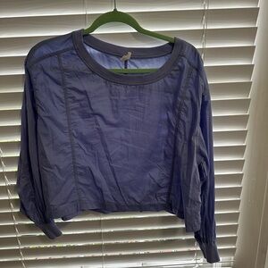 Anthropologie lavender windbreaker pullover